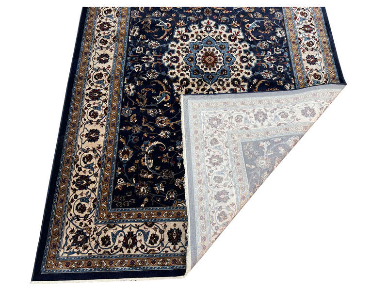 Navy Persian Design Machine Made Carpet - 290 x 200 CM