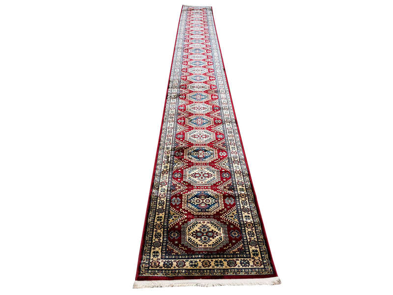 Beautiful Kazac Style 8 Meter Passage Runner 800 x 80 CM