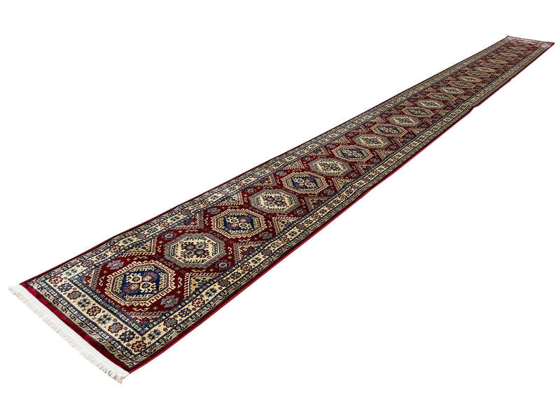 Beautiful Kazac Style 8 Meter Passage Runner 800 x 80 CM