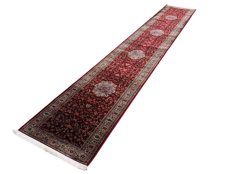 Beautiful Kashan Style Passage Runner 500 x 80 CM