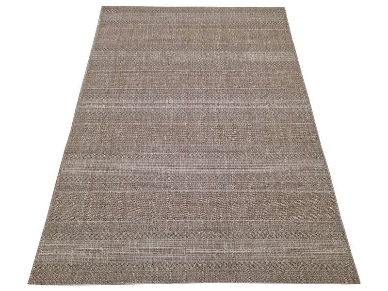 Modern Brown Machine Made Jute Carpet - 230 x 160 CM