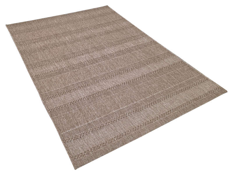 Modern Brown Machine Made Jute Carpet - 230 x 160 CM
