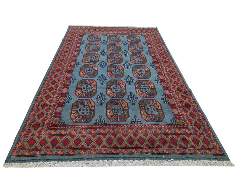 Incredible Afghan Kunduz Handmade Carpet - 289 x 203 CM
