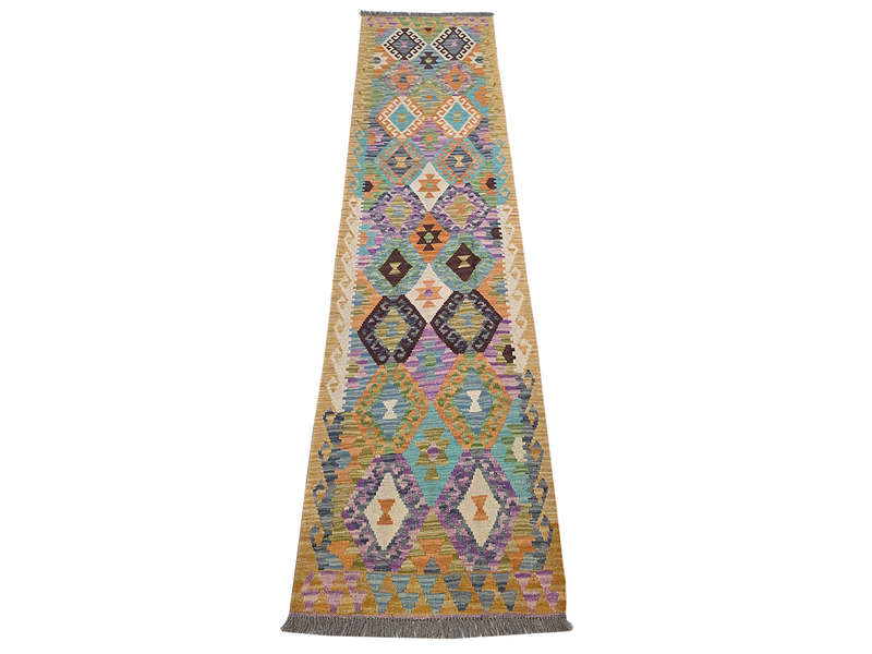 Beautiful Afghan Choubi Kilim Runner 299 x 77 CM