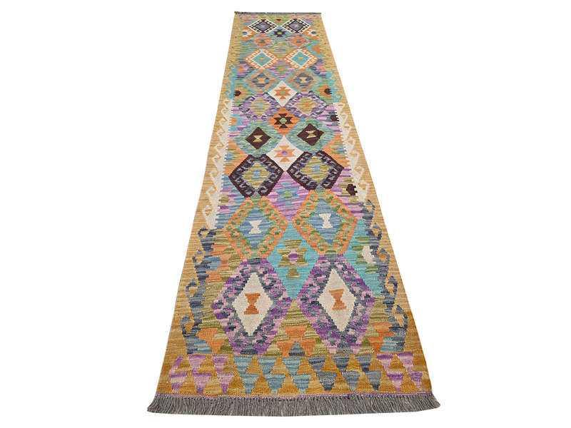 Beautiful Afghan Choubi Kilim Runner 299 x 77 CM