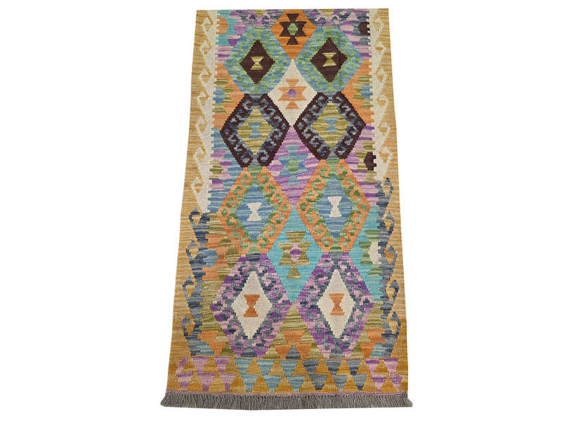 Beautiful Afghan Choubi Kilim Runner 299 x 77 CM