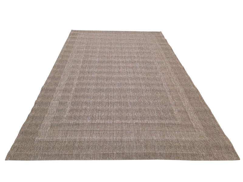 Brown Jute Machine Made Carpet - 340 x 240 CM