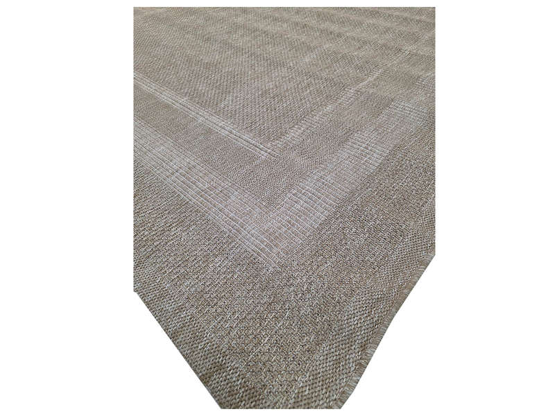 Brown Jute Machine Made Carpet - 340 x 240 CM