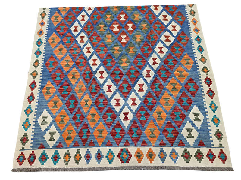 Beautiful Afghan Handwoven Kilim 296 x 201 CM