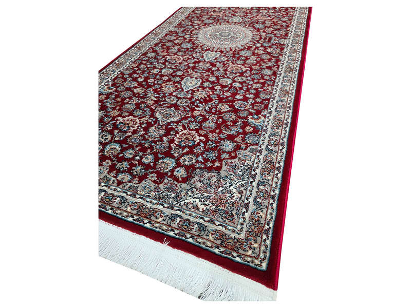 4 Meter Red Machine Made Runner- 400 x 80 CM
