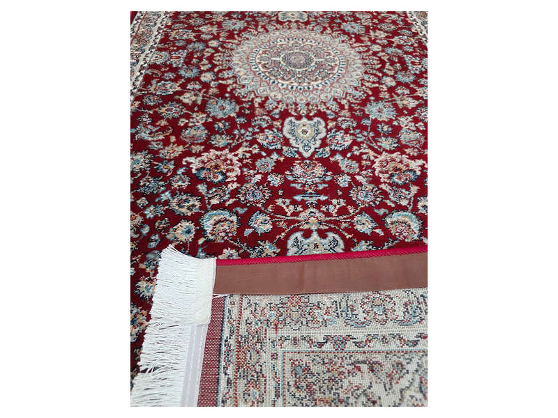 4 Meter Red Machine Made Runner- 400 x 80 CM