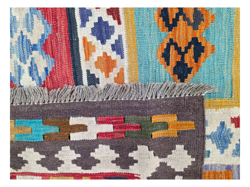 New Style Afghan Handwoven Kilim 204 x 155 CM