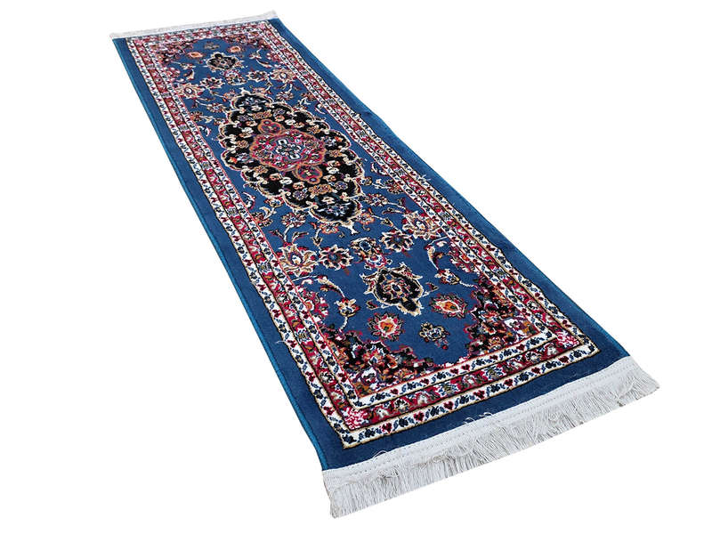 Beautiful Blue Machine Made Runner- 150 x 50 CM