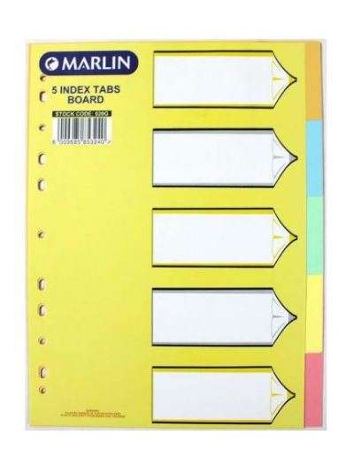 Marlin File Dividers Bright C