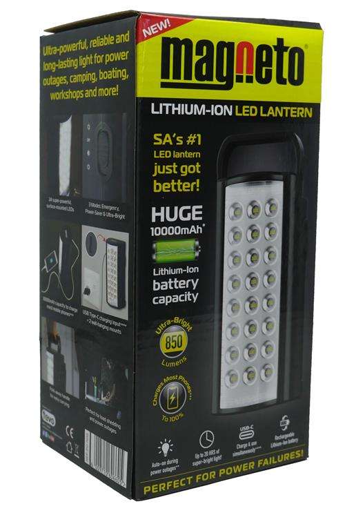 Tevo Magneto LED Lantern Lithium Ion Black 3.0
