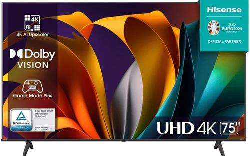 Hisense 75 inch A6N Series Direct LED UHD Smart