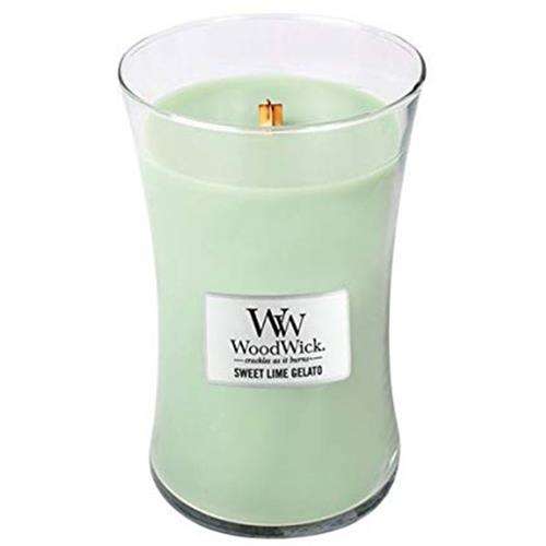 Woodwick Sweet Lime Gelato Large Jar Retail Box