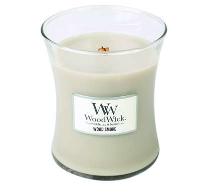Woodwick Wood Smoke Medium Jar Retail Box No