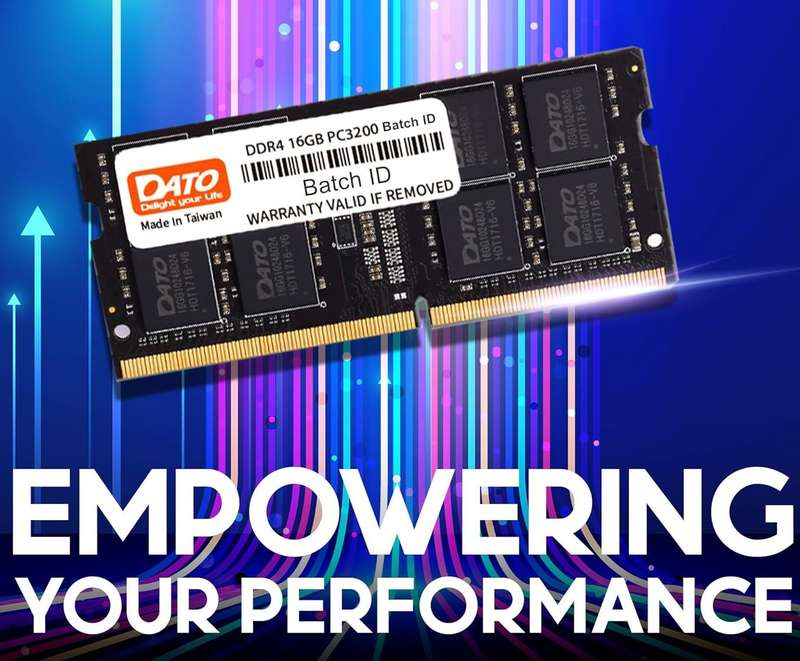 DATO 8GB DDR4 3200MHZ SODIMM MEMORY