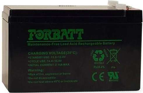 The SOLARIX 12V 7.2AH Lead Acid Battery is a