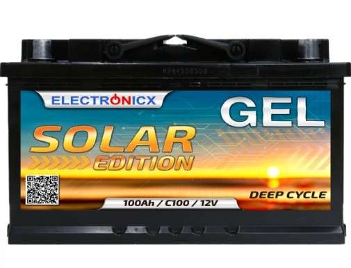 The Solarix 12V 100AhGel Battery