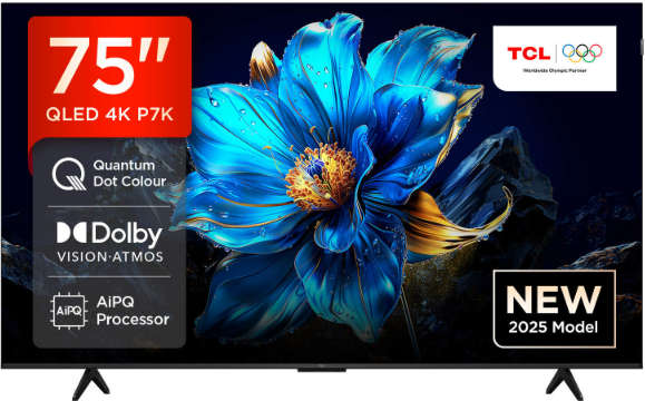 TCL 75 inch QLED Google LED TV