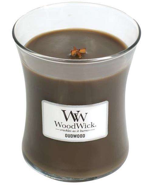 Woodwick Oudwood Medium Jar Retail Box No