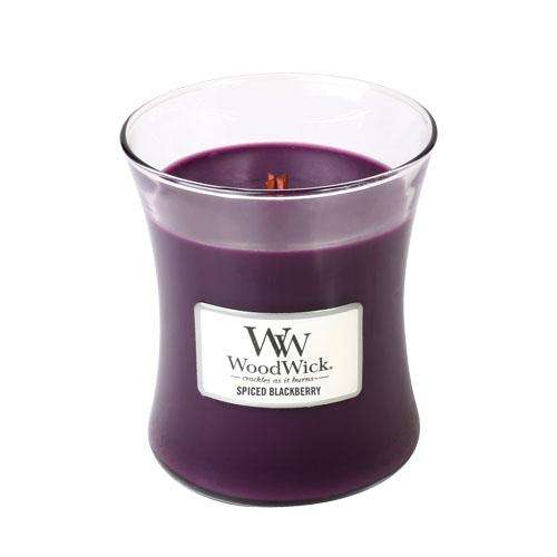 Woodwick Spiced Blackberry Medium Jar Retail Box