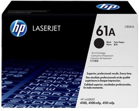 HP Original Replacement for HP 61A C8061A Black