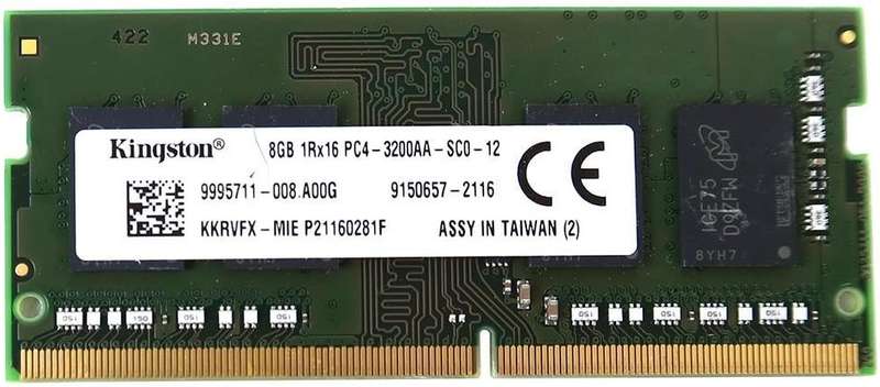 Kingston 8GB DDR4 SODIMM Memory