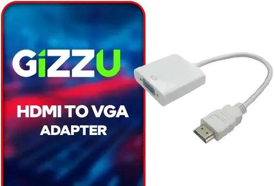 Gizzu 1080P HDMI to VGA Adapter GAPHV