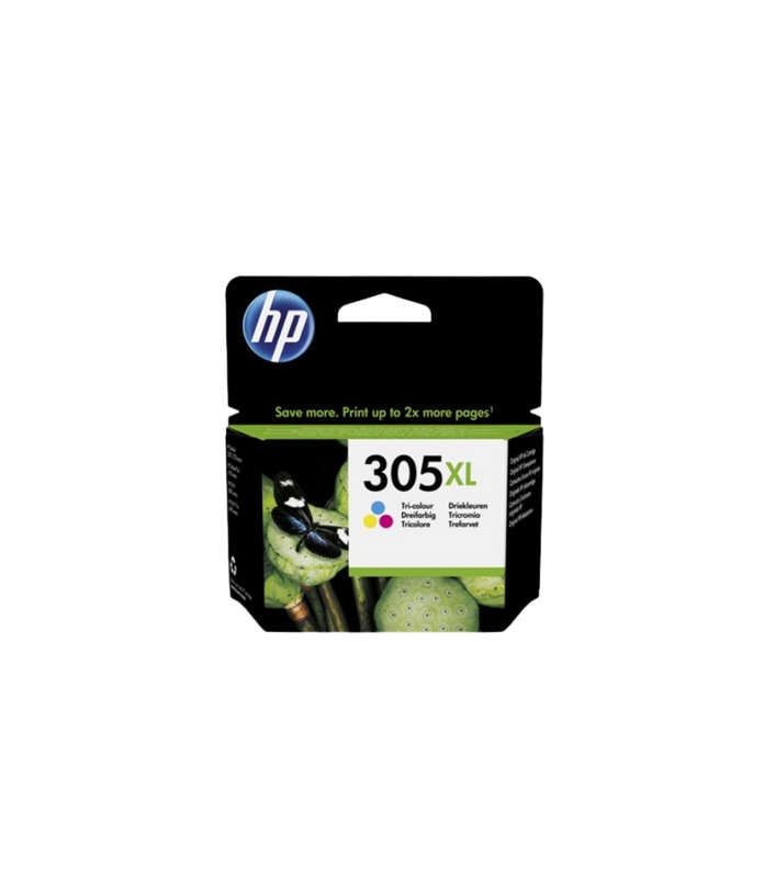 Original HP 305XL High Yield Tri-color Printer Ink Cartridge  3YM63AE Single-pack