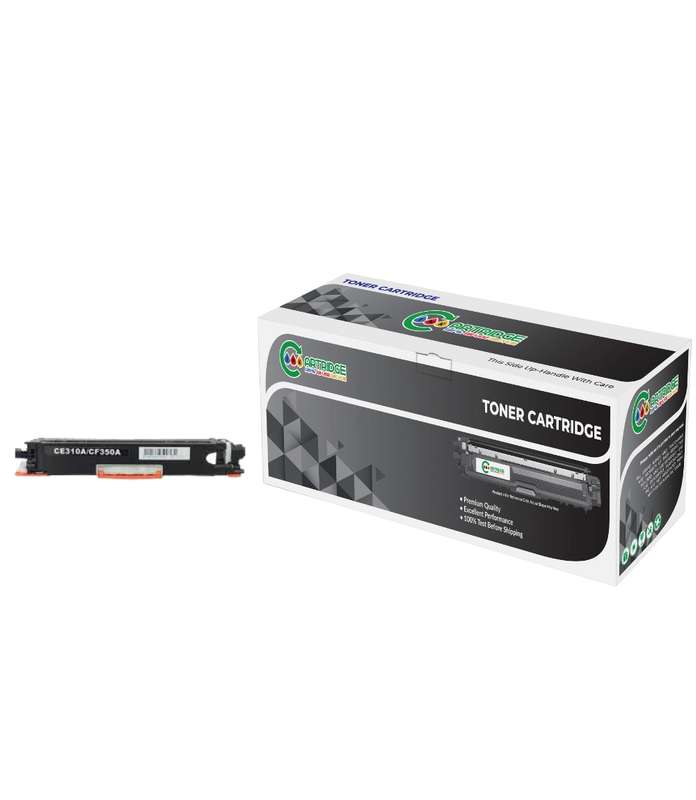 Compatible HP CF350A Black Toner Cartridge 1,200 Pages CE310A Single-pack