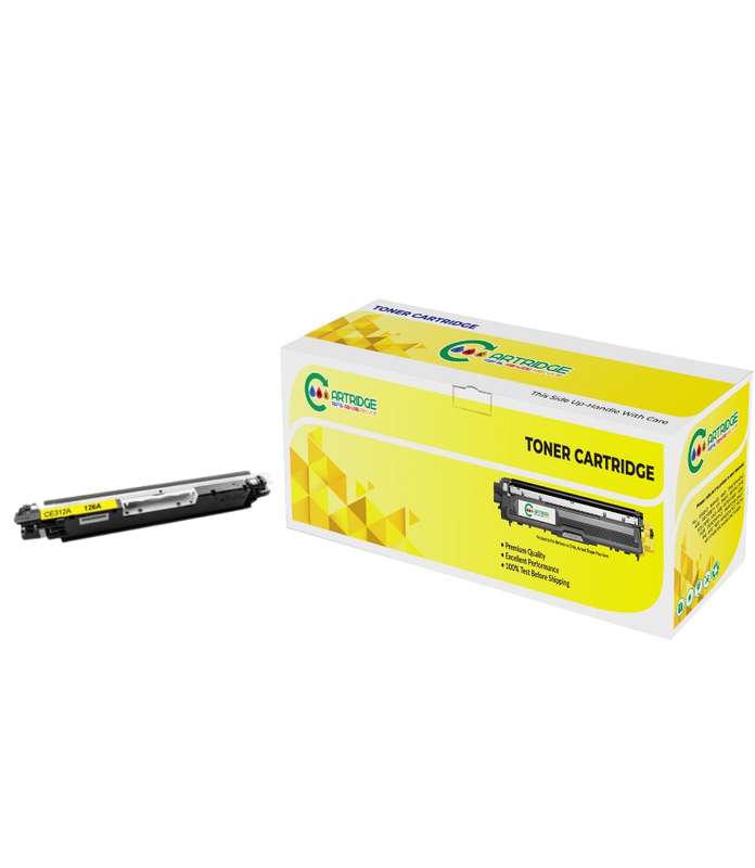 Compatible HP CF352A Yellow Toner Cartridge 1,000 Pages CE312A Single-pack