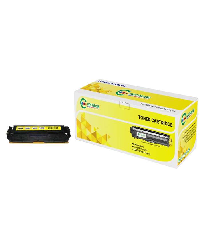 Compatible HP 410A Yellow Toner Cartridge 2,300 Pages CF412A Single-pack