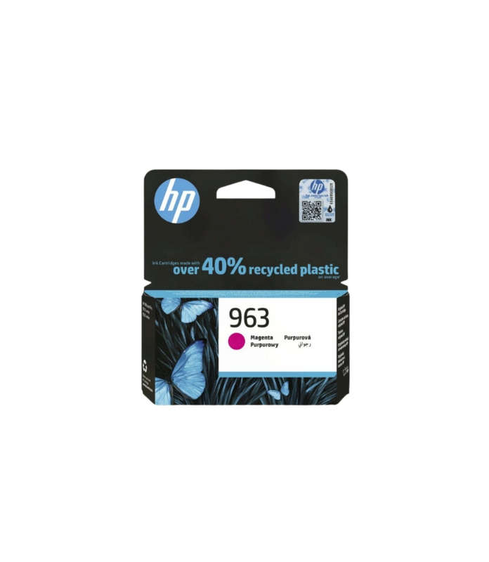 Original HP 963 Magenta Standard Yield Printer Ink Cartridge 3JA24AE Single-pack