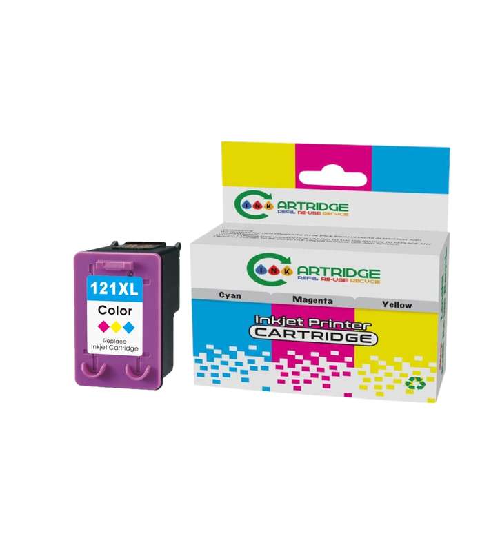 Compatible HP 121 Tri-Colour Printer Ink Cartridge  CC643HE Single-pack XL