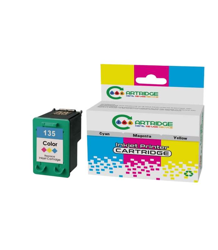 Compatible HP 135 Tri-Colour Printer Ink Cartridge C8766HE Single-pack