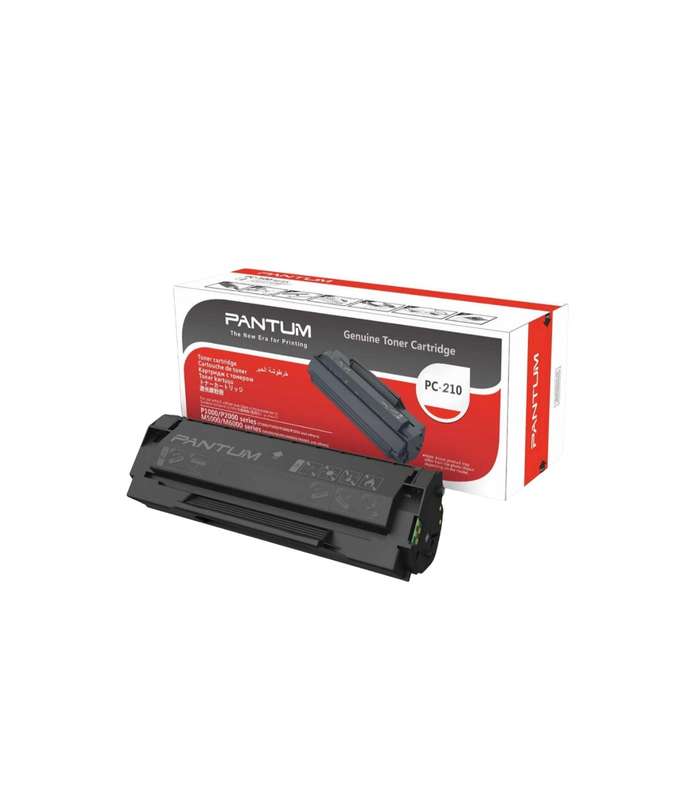 Original Pantum PC210 Black Toner Cartridge 1,600 Pages  PC-210 Single-pack