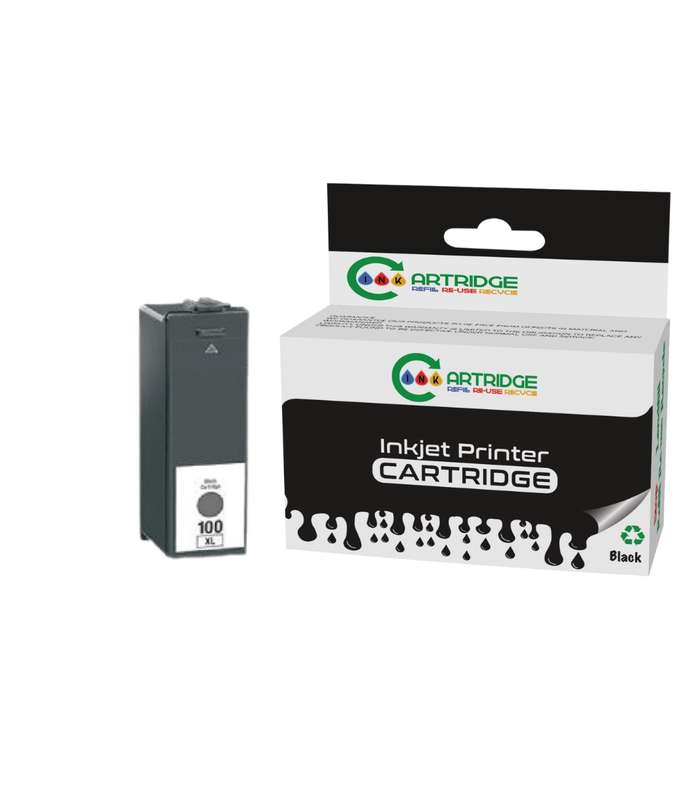 Compatible Lexmark Real Color 100XL 105XL 108XL Black Ink Cartridge 32105741