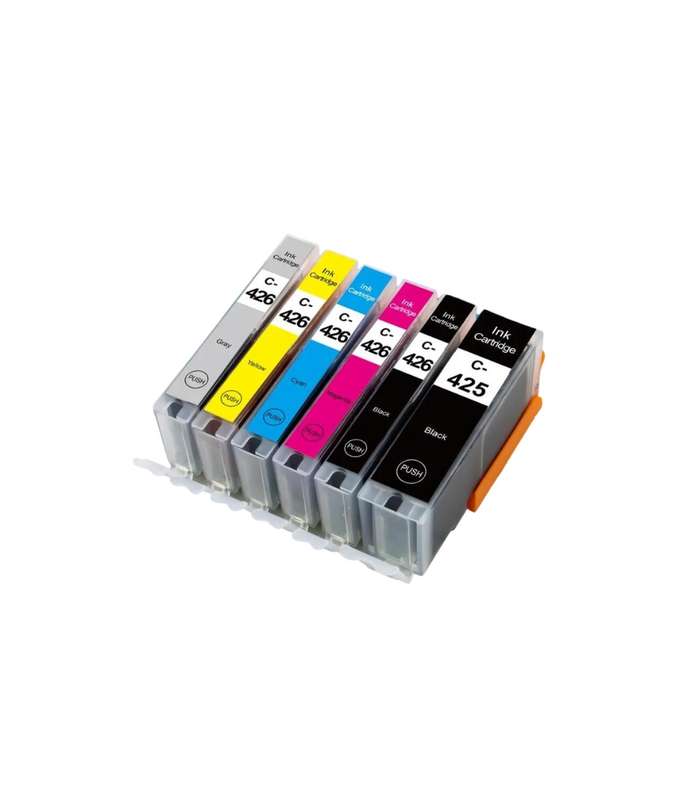Compatible Canon Ink Combo Pack Black PGI425 &amp; B/C/M/Y/G CLI-426(OEM) Canon