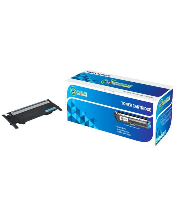 Compatible Samsung CLT-C406S/clt406 Cyan Toner Cartridge 1,000 Pages Single-pack