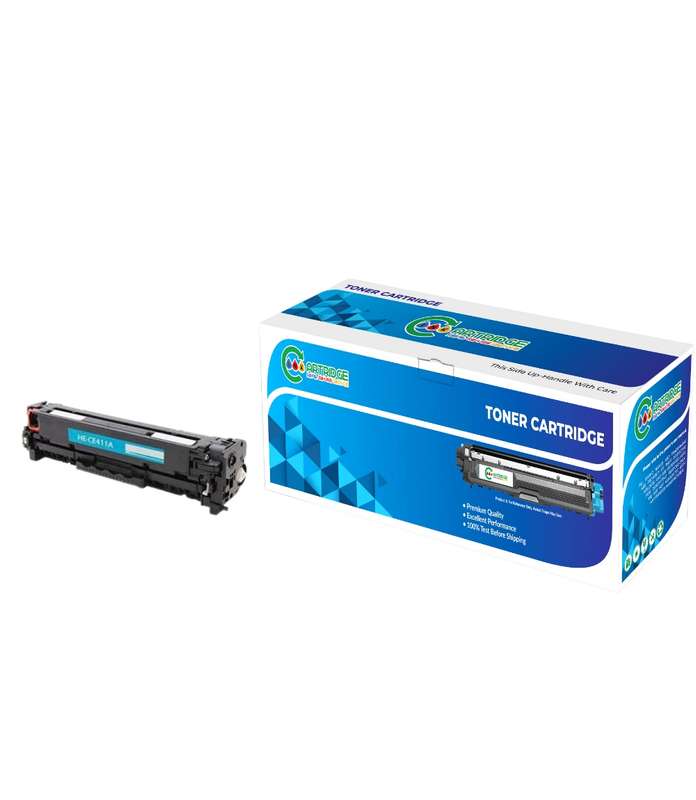 Compatible HP 410A Cyan Toner Cartridge 2,300 Pages CF411A Single-pack