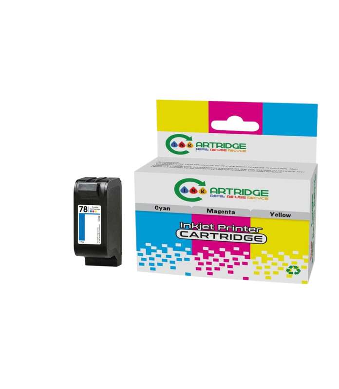 Compatible HP 78 Cyan Magenta Yellow Standard Yield Printer Ink Cartridge C6578D Single-pack
