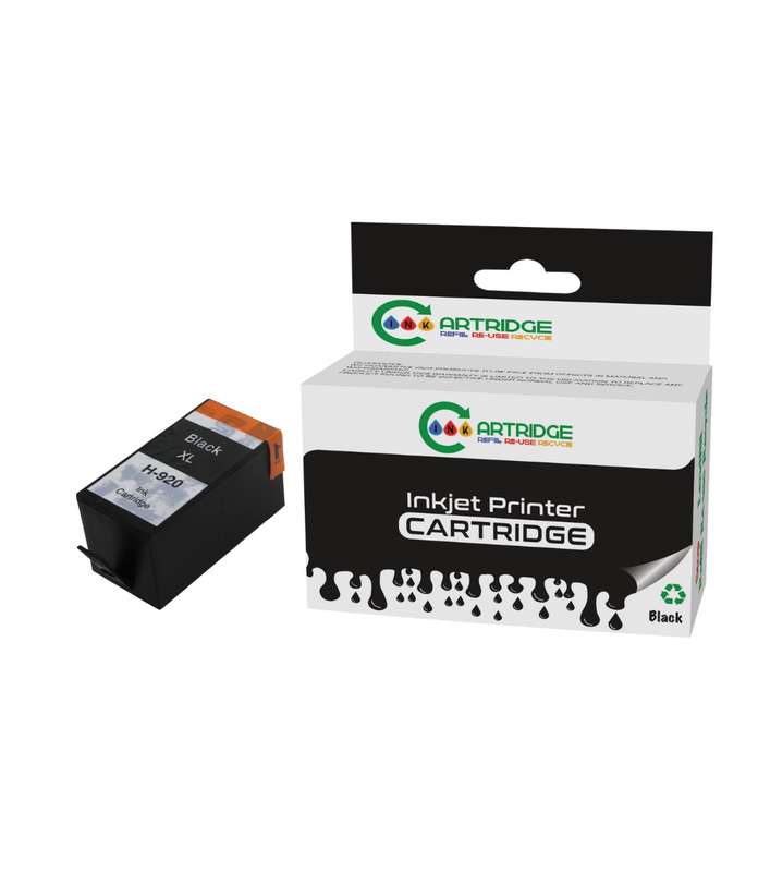 Compatible HP 920XL Black High Yield Printer Ink Cartridge CD975A Single-pack
