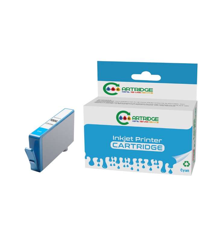 Compatible HP 920XL Cyan High Yield Printer Ink Cartridge CD972A Single-pack