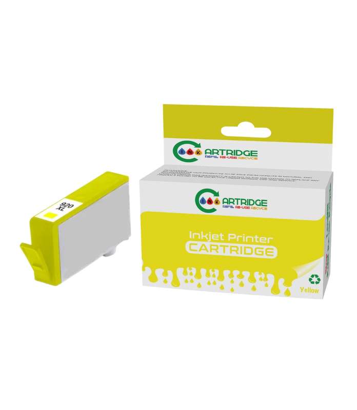 Compatible HP 920XL Yellow High Yield Printer Ink Cartridge  CD973A Single-pack