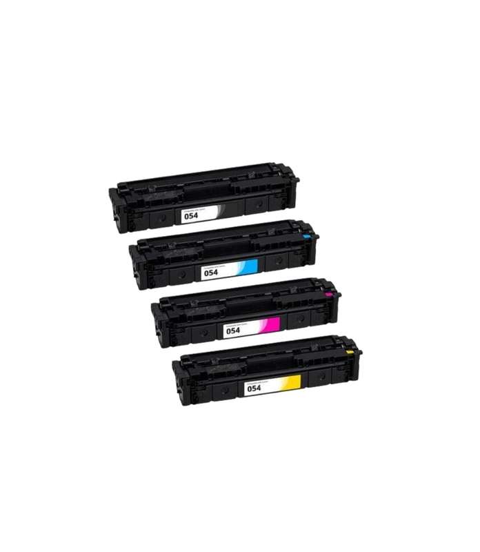 compatible Canon 054H Black/ Cyan/Magenta/Yellow Toner Cartridge multipack