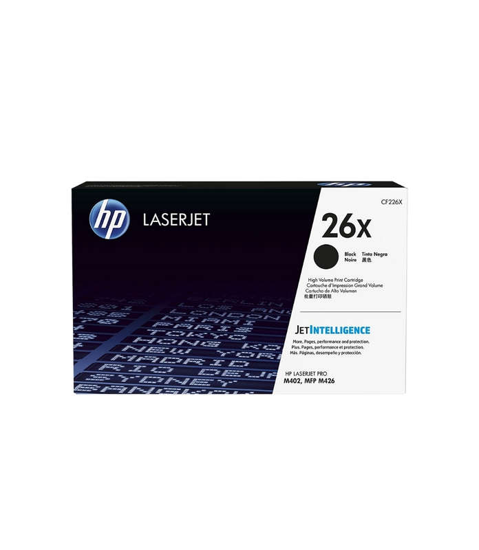 Original HP 26X Black Toner Cartridge 9,000 Pages CF226X Single-pack