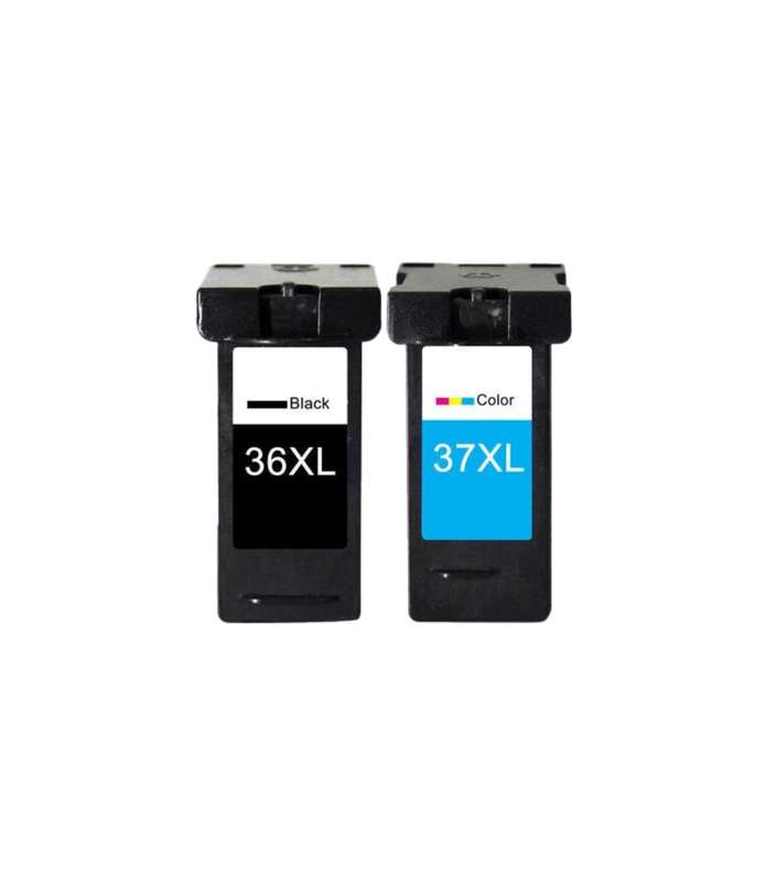 Compatible Lexmark 36XL/37XL  Black &, Tri Colour Ink Cartridge Combo